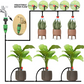 Automatic Garden Watering System with Programmable Timer and Adjustable Drip Heads
