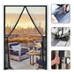 Magnetic Screen Door with Auto-Close Panels and Insect Barrier, Custom Sized