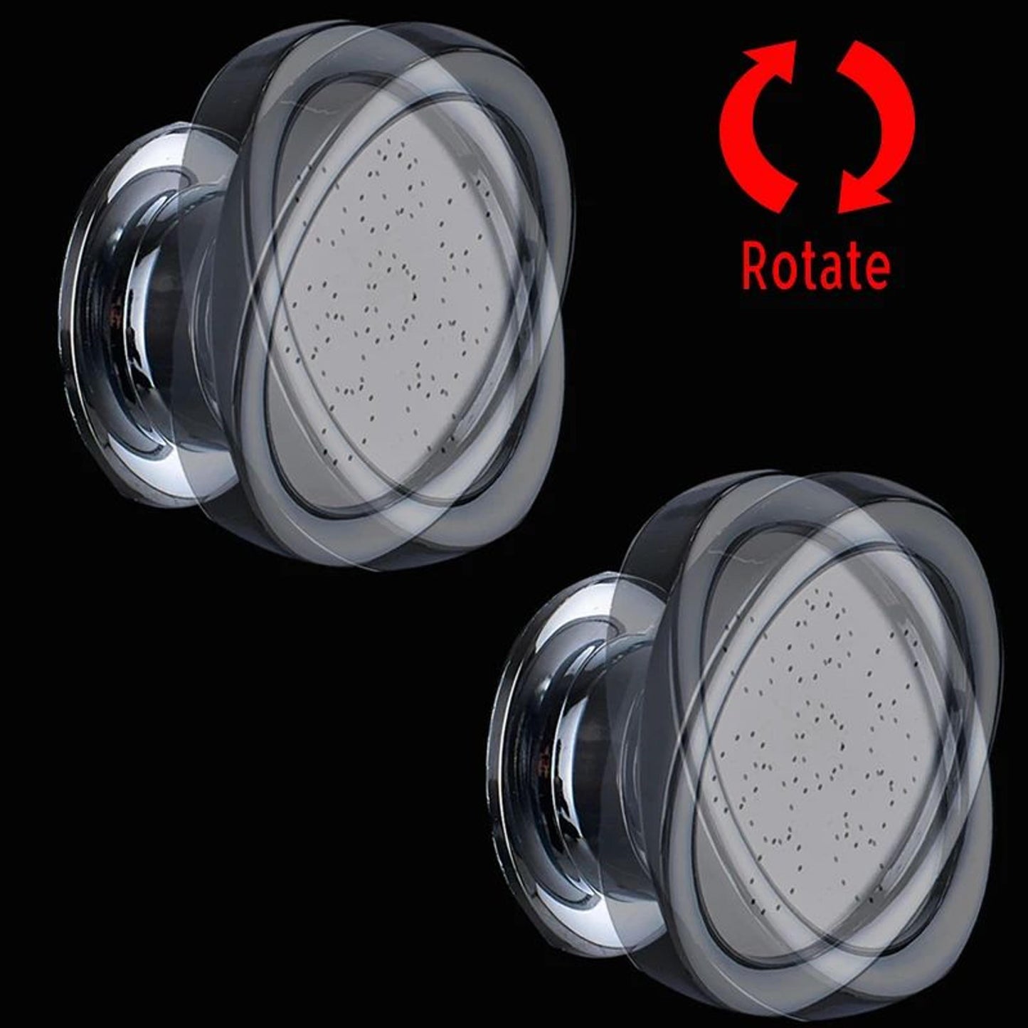 LED Shower Panel with 6 Spray Modes and Temperature Display, Handheld Wand