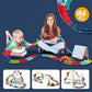 LED Race Track for Kids with Flexible Modular Track and Anti-Tip Car, USB Rechargeable