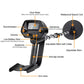 Metal Detector with Waterproof Coil and Dual Detection Modes, 11.81in Depth