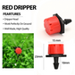 Automatic Garden Watering System with Programmable Timer and Adjustable Drip Heads
