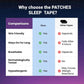 Nose Breathing Sleep Strips with Bamboo Charcoal and Hypoallergenic Adhesive