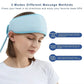 Wireless Massage Cap with Six Airbag Zones and Adjustable Heat, Multi-Area Use