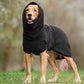 Dog Winter Coat with Reflective Strips and Soft Warm Lining, Water Resistant