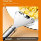 Stainless Steel Corn Kernel Stripper with Serrated Blade and Textured Handle