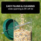 Squirrel Proof Bird Feeder with Weight Activated Spinning Perch