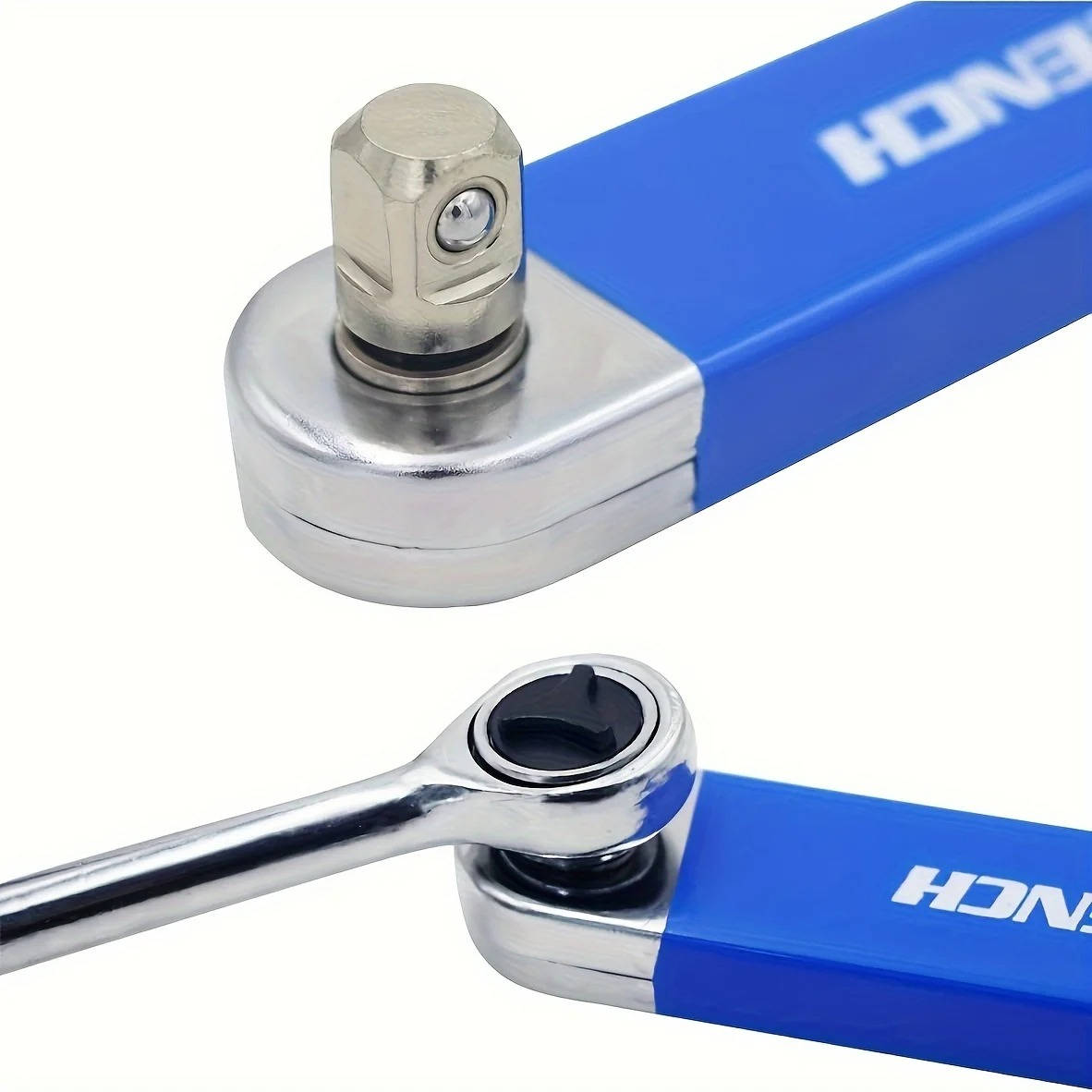 Long Reach Chain Drive Socket Extension with Three Adapters, 53ft-lb Capacity