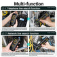 Network Cable Tester with RJ45 and RJ11 Adapters, LED Flashlight