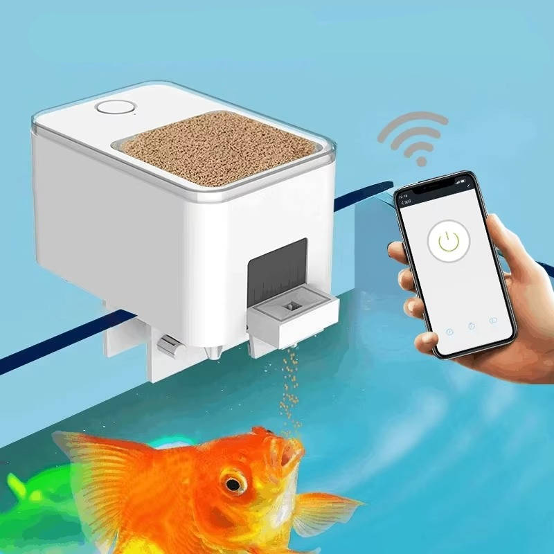Smart Fish Feeder with App Control and Voice Commands