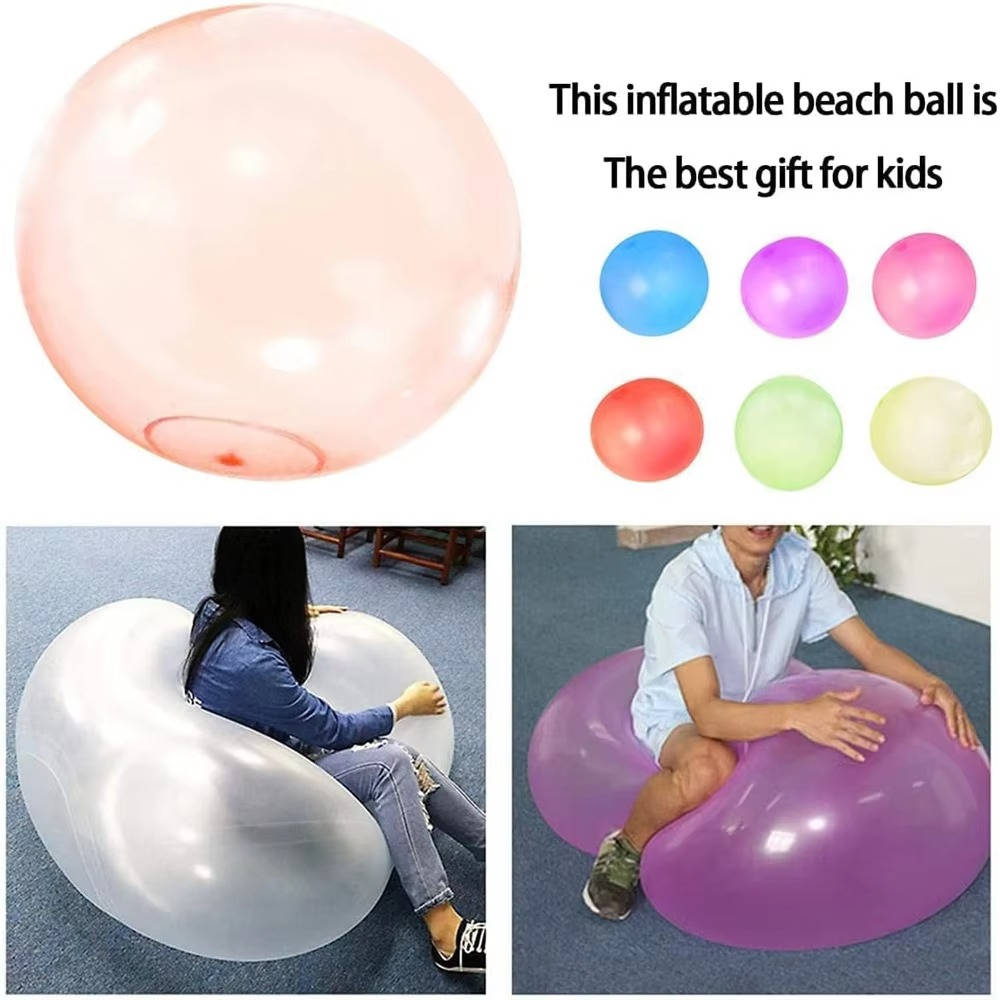 Giant Jelly Balloon Balls with Air and Water Fill, 3-Pack Set