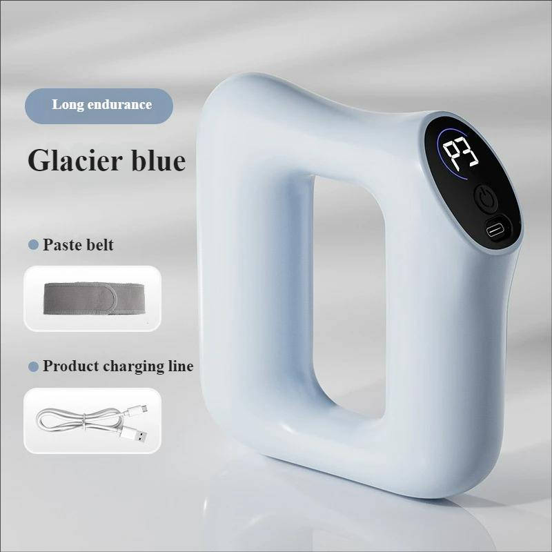 Electric Full Body Fascia Ring Massager with Adjustable Strap, 8 Vibration Modes for Belly, Back, Legs and Waist