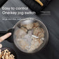 Electric Coffee Grinder with 400W Motor and Six Spiral Blades, Stainless Steel