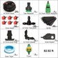 Automatic Garden Watering System with Programmable Timer and Adjustable Drip Heads