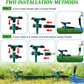 Rotating Garden Sprinkler Set with 360 Degree Coverage and Adjustable Spray Angles, 5 Pack