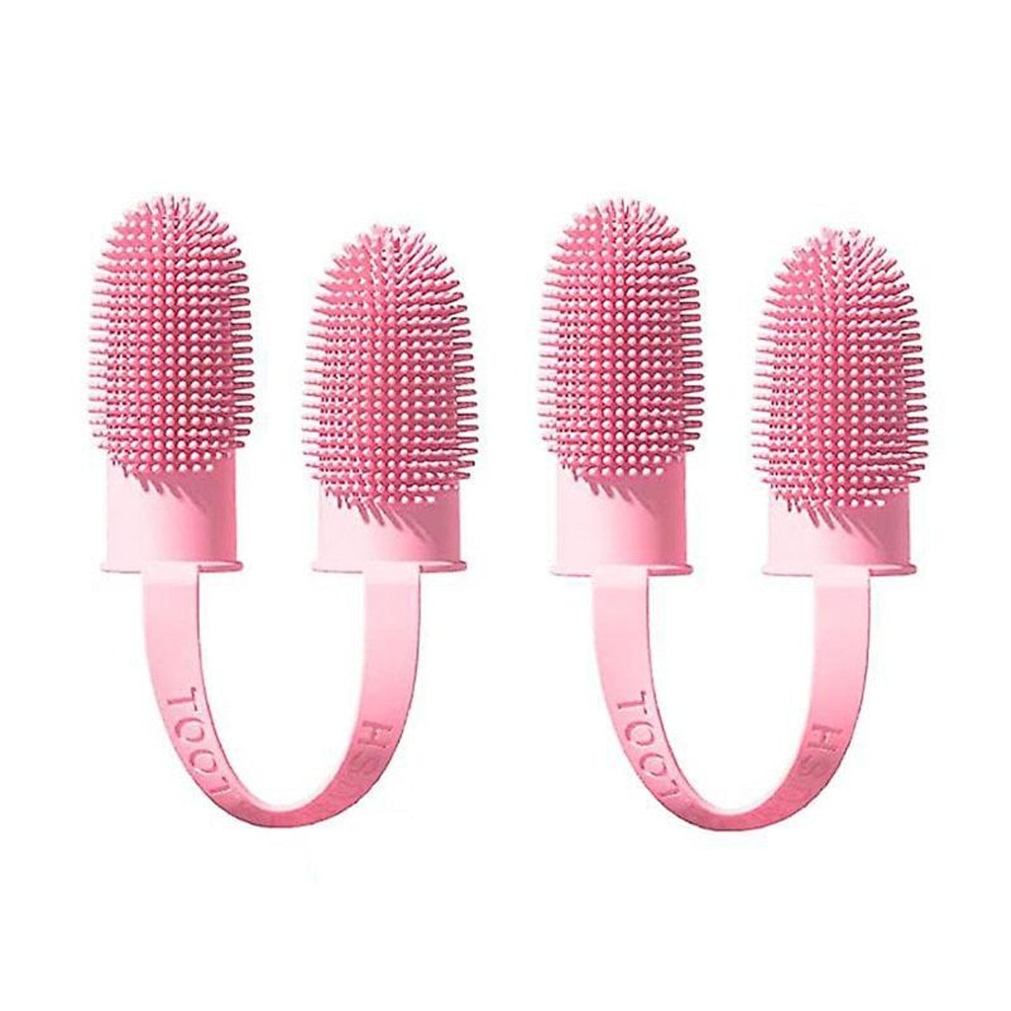 Finger Toothbrush for Dogs and Cats with Dual Design and 800 Bristles