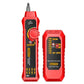Network Cable Tester with RJ45 and RJ11 Adapters, LED Flashlight