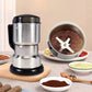 Electric Coffee Grinder with 400W Motor and Six Spiral Blades, Stainless Steel
