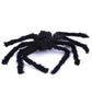 29.5 Inch Halloween Spider with Bendable Wire Legs and Black Wool Body, Red Eyes