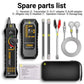 Network Cable Tester with RJ45 and RJ11 Adapters, LED Flashlight