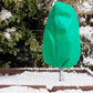 Plant Frost Protection Cover with Zipper and Drawstring Base for Gardens