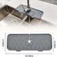 Silicone Sink Splash Guard with Drainage Channels and Storage Surface