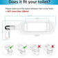 Bidet Attachment with Dual Nozzle System and Adjustable Water Pressure, 6mm Ultra-Thin