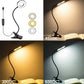 Desk Lamp with 360° Flexible Gooseneck and USB Power, 3 Color Temperatures