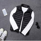 Down Fill Vest with Water Resistant Shell and Stand Up Collar, Packable