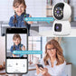 2MP Dual Lens Indoor Security Camera Wireless with Phone App, Auto Tracking Camera for Children & Pets