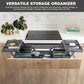 Foldable Drawer Organizer with Three Stacking Tiers and Divided Compartments