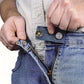Waist Extender with Metal Button and Elastic Loop for Pants, 4-Piece Set