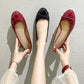 Women's Ballet Flats with Arch Support and Cushioned Insole, Slip-On Design