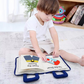 Soft Cloth Activity Book with Crinkle Tabs and 3D Shapes for Babies 0-6 Years