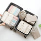 Packing Cubes for Travel Organization with Mesh Windows and Compression, 7-Piece Set