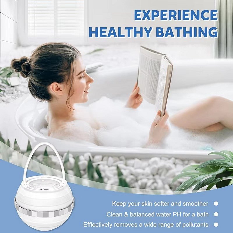 Faucet Mount Tub Filter with Eight-Layer Filtration and Mineral Enrichment