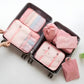 Packing Cubes for Travel Organization with Mesh Windows and Compression, 7-Piece Set