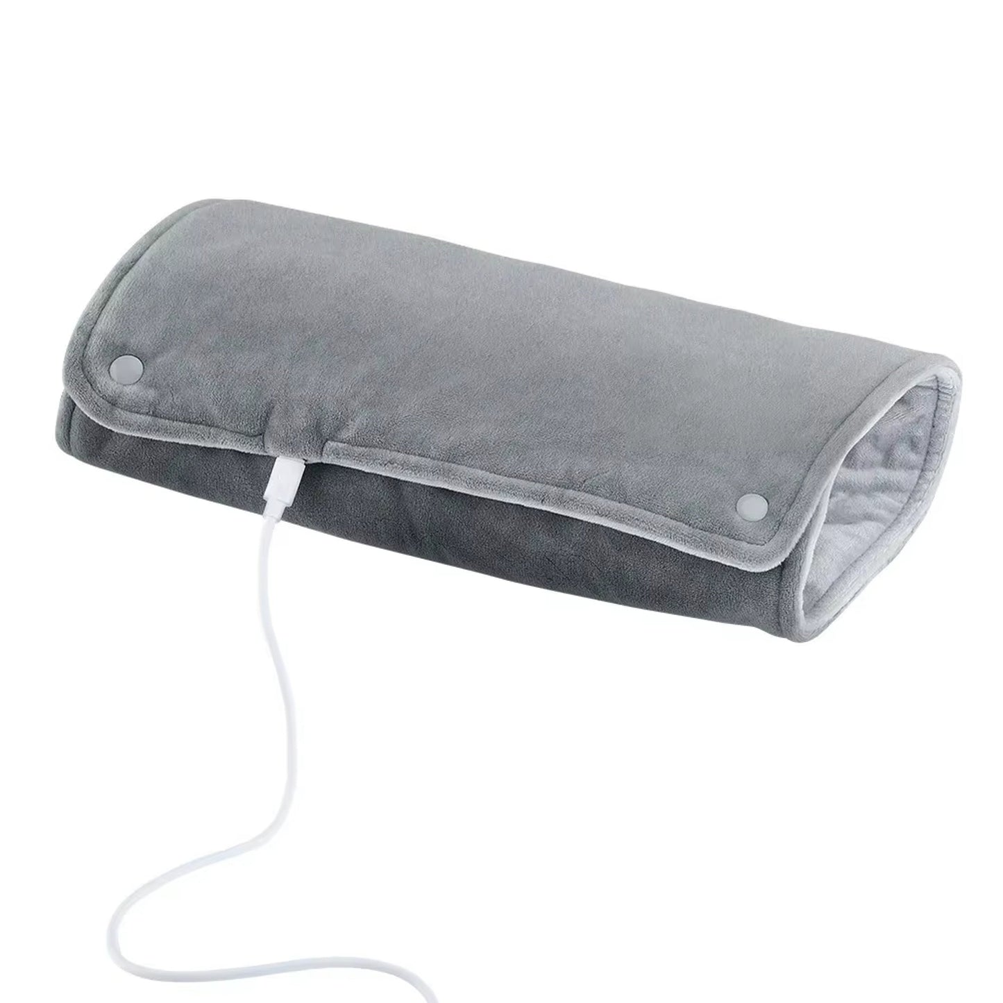 USB Heating Pad with Microplush Fabric and Machine Washable Design for Back and Neck Relief