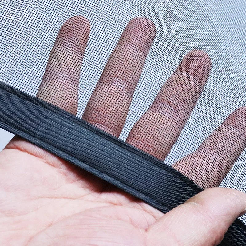 Magnetic Screen Door with Auto-Close Panels and Insect Barrier, Custom Sized
