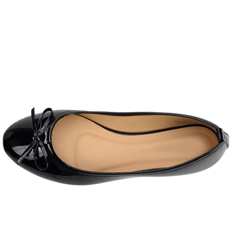 Women's Ballet Flats with Arch Support and Cushioned Insole, Slip-On Design