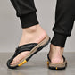 Closed Toe Flip Flops for Men with Nonslip Rubber Sole and Fast Drying Material