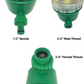 Automatic Garden Watering System with Programmable Timer and Adjustable Drip Heads