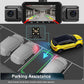 4-Channel Dash Cam with Night Vision and Parking Monitor, WiFi App Control
