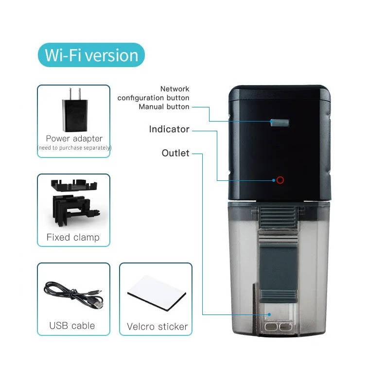 Smart Fish Feeder with App Control and Voice Commands