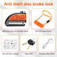 Disc Brake Lock with 120dB Motion Alarm and 6-Month Battery for Motorcycles