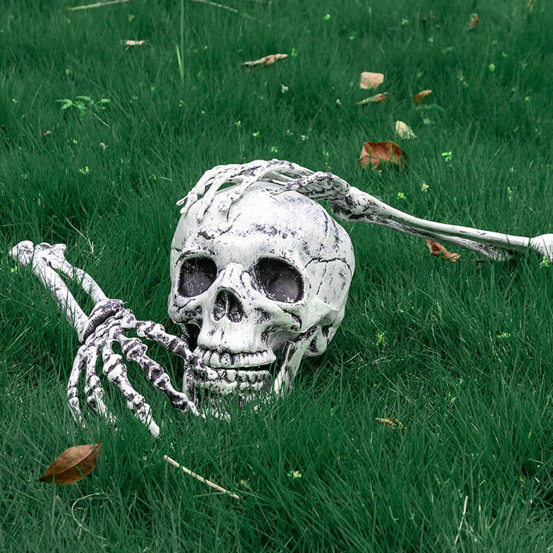 Realistic Skeleton Stakes, Halloween Lawn and Garden Skeleton Decorations for Outdoor Yard Decor