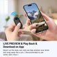 Compact 4K Action Camera with 360 Rotating Clip and Waterproof Case