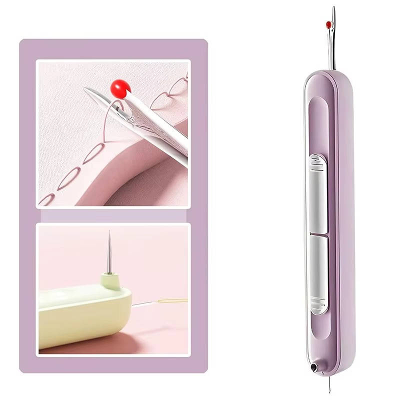 Dual Function Needle Threader with Seam Ripper, Stainless Steel