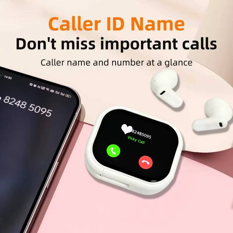 AI Translation Earbuds Real Time Language Translator, Wireless Bluetooth Smart Earbuds for Travel Multilingual Communication
