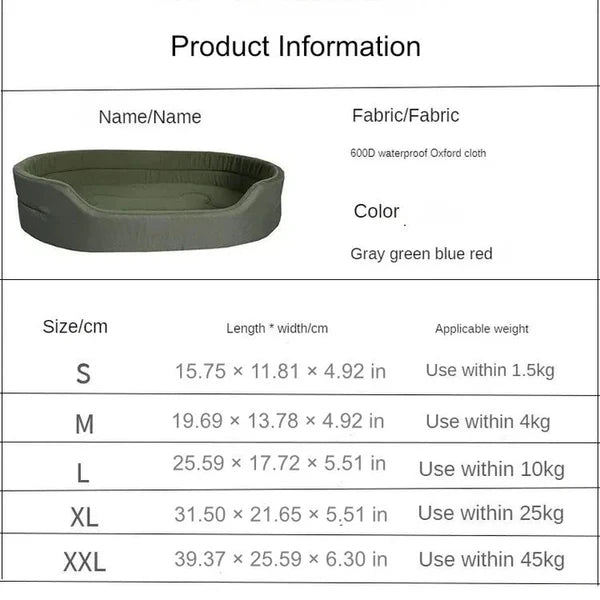 Eco Friendly Pet Bed for Dogs and Cats